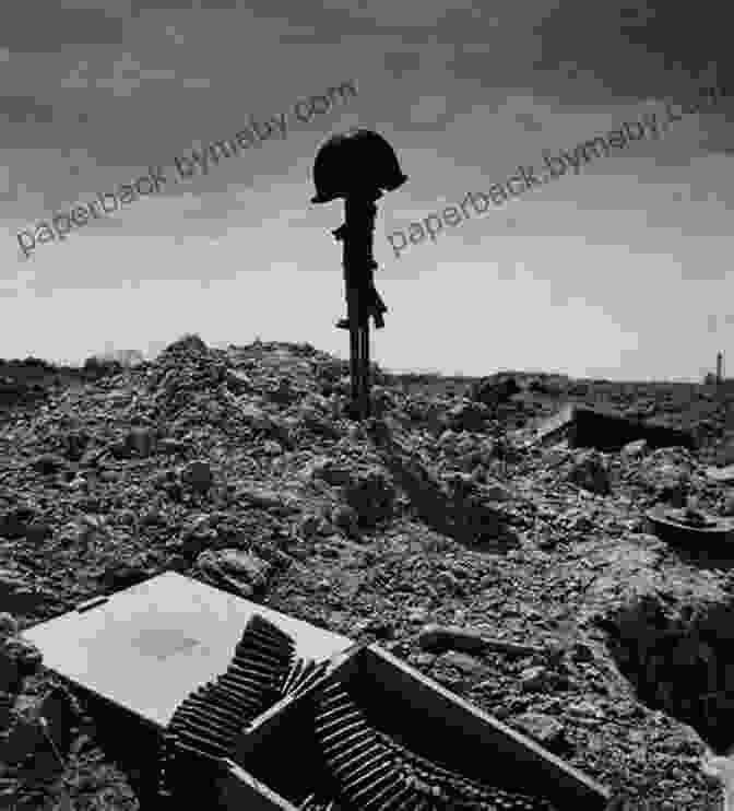 A Black And White Photograph Of A Soldier Standing In A Field With A Rifle In His Hand. The Soldier Is Wearing A Helmet And A Uniform, And He Is Looking Straight Ahead. The Photograph Is Taken From Behind, And The Soldier's Face Is Not Visible. Crash Course: From The Good War To The Forever War (War Culture)