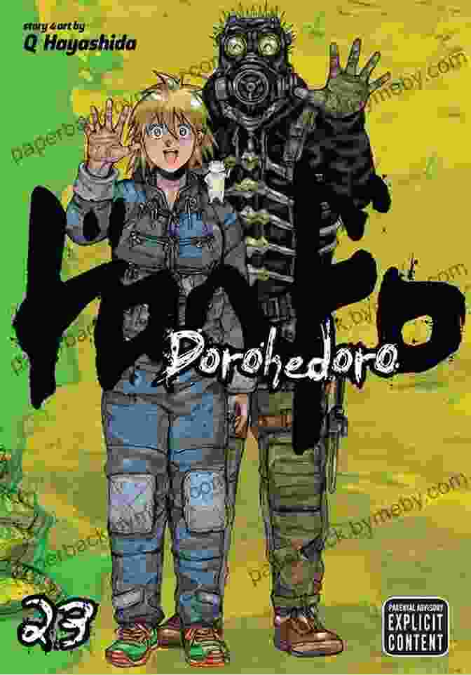 A Collage Of Characters From Dorohedoro Vol 23, Including Caiman, Nikaido, En, And Shin, Each With Their Unique Powers And Personalities. Dorohedoro Vol 23 Q Hayashida