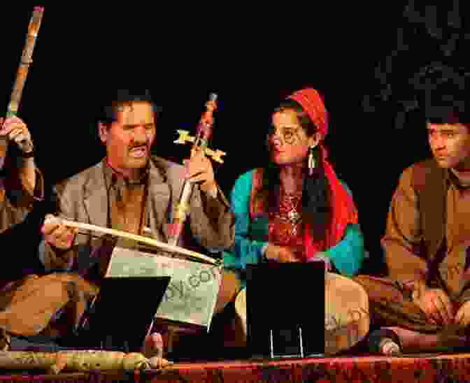 A Group Of Afghan Musicians Playing Traditional Music Afghanistan At A Time Of Peace