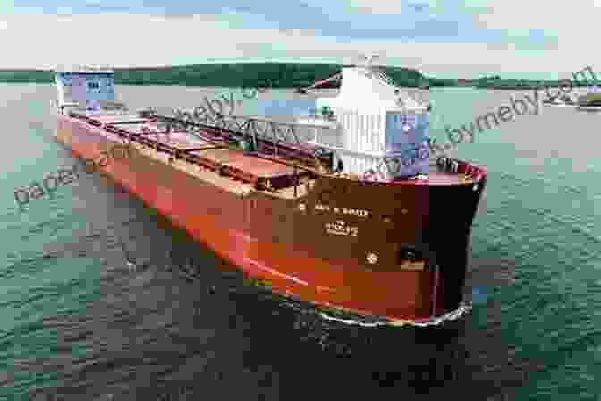 A Group Of Sailors Stand On The Deck Of A Great Lakes Freighter, Their Faces Weathered By Years Of Navigating The Unforgiving Waters Great Ships On The Great Lakes: A Maritime History