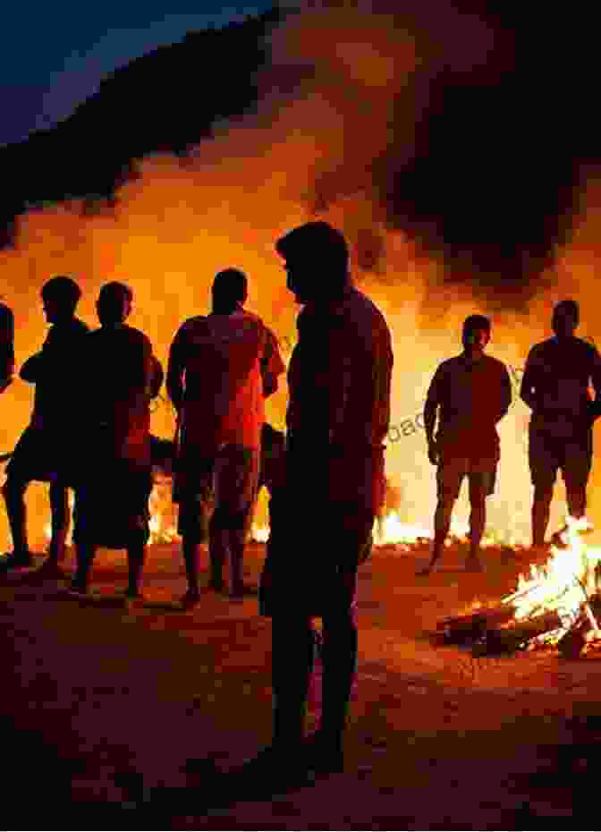 A Group Of Villagers Gather Around A Campfire, Their Faces Illuminated By The Flickering Flames, Sharing Stories And Laughter. Ruins Of Altus Michael LaBossiere