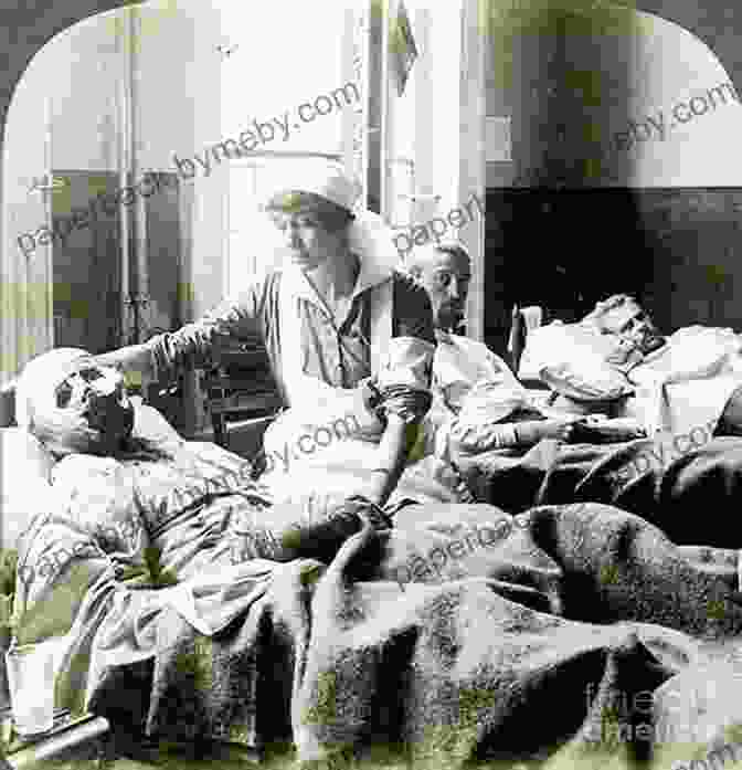 A Nurse Tending To Wounded Soldiers On The Battlefield Nursing Through Shot Shell: A Great War Nurse S Story