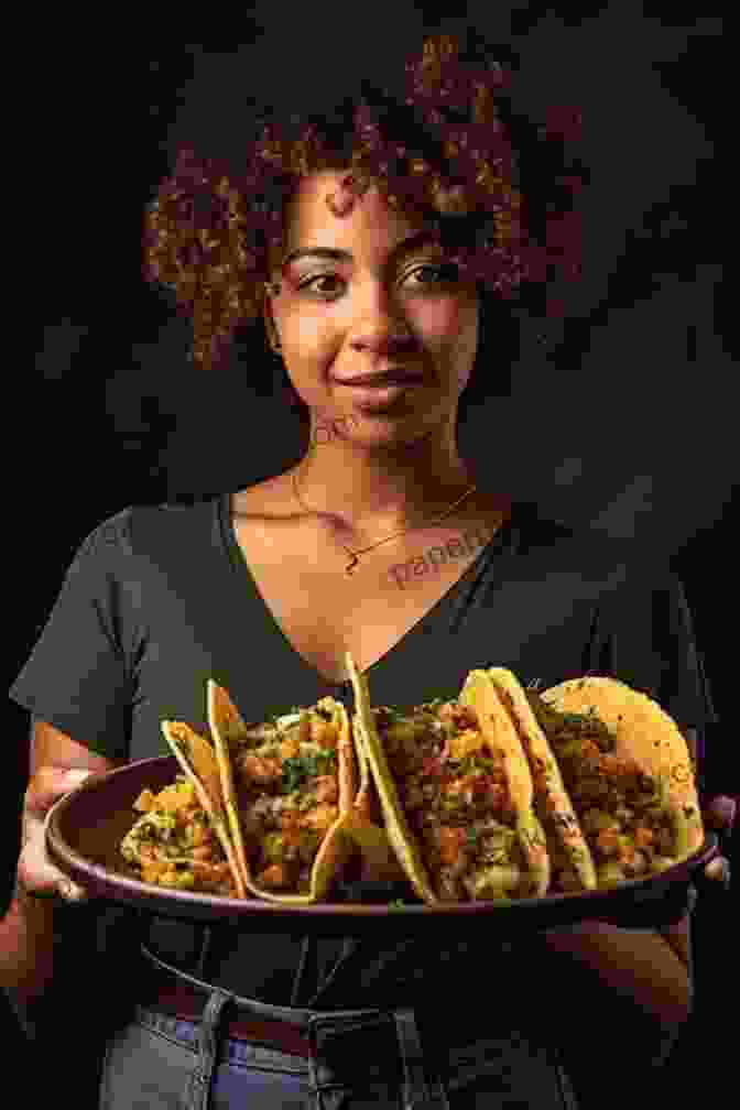 A Photo Of The Author, Gabriella Hernandez, Smiling And Holding A Plate Of Tacos May Your Life Be Deliciosa