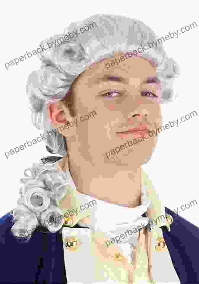 A Portrait Of Patrick Henry, A Man With A Stern Expression And Piercing Blue Eyes, Wearing A Powdered Wig And Colonial Clothing. Patrick Henry: Firebrand Of The Revolution