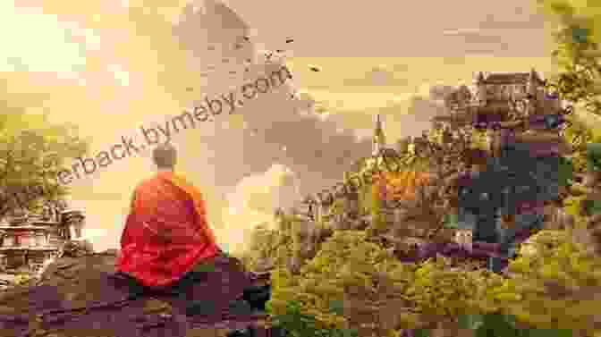 A Serene Monk Meditates In A Tranquil Temple, Symbolizing The Contemplative Nature Of Buddhism The Faith To Doubt: Glimpses Of Buddhist Uncertainty