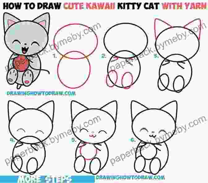 A Step By Step Guide To Drawing A Kawaii Cat. Drawing Chibi: Learn How To Draw Kawaii People Animals And Other Utterly Cute Stuff (How To Draw Books)