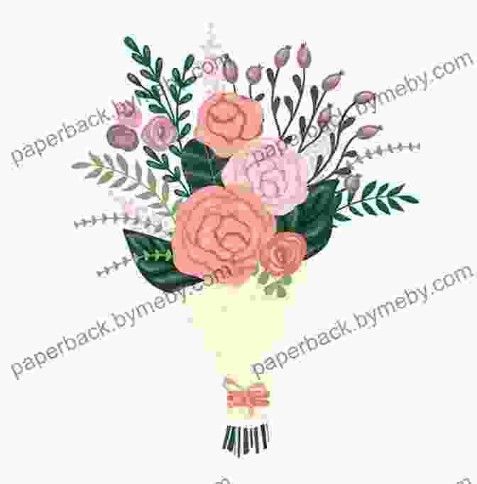 A Vibrant Illustration Of A Bouquet Of Flowers From The Book Cartoon Picture Book: Flowers