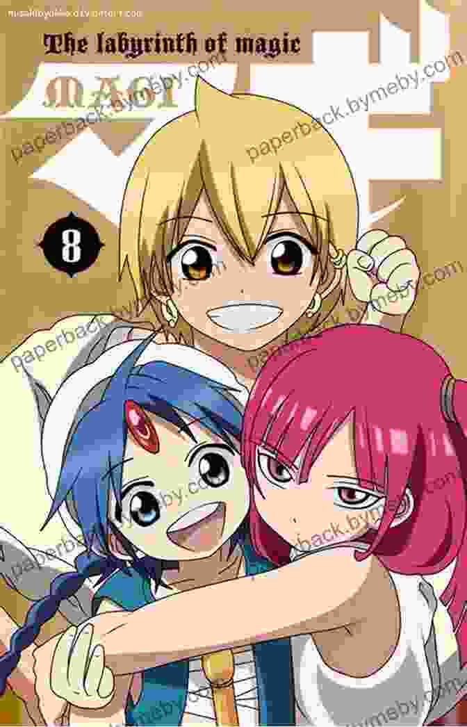 Aladdin, Ali Baba, And Morgiana Standing Together Magi: The Labyrinth Of Magic Vol 3