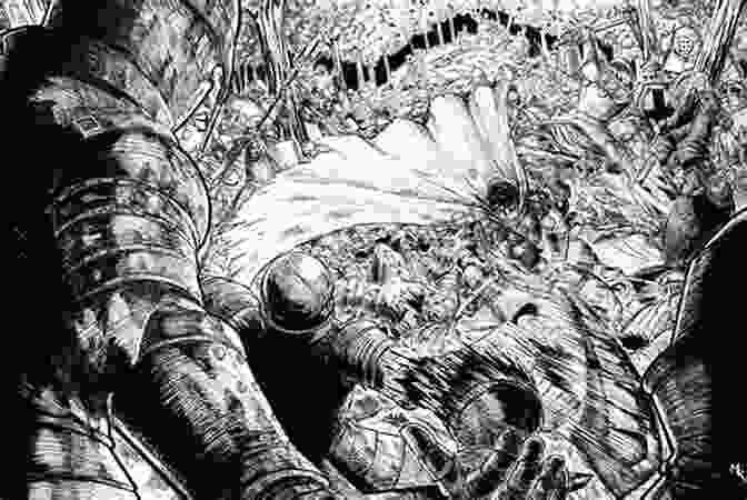 Berserk Volume 28 Battle Scene Depicting Guts Fighting A Giant Monster Berserk Volume 28 Kentaro Miura