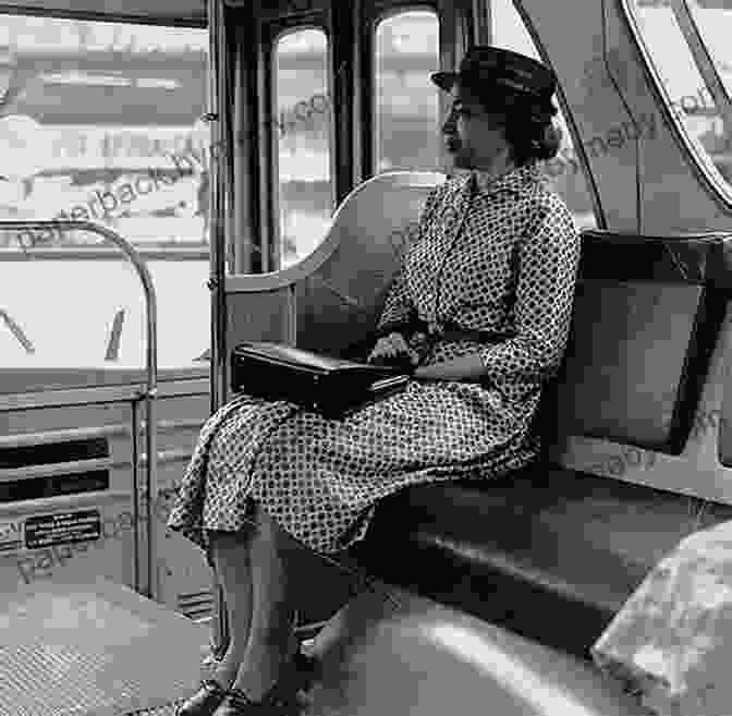 Black And White Photo Of A Young Rosa Parks Sitting On A Bus Seat. She Is Wearing A Coat And A Hat. Easy Reader Biographies: Rosa Parks