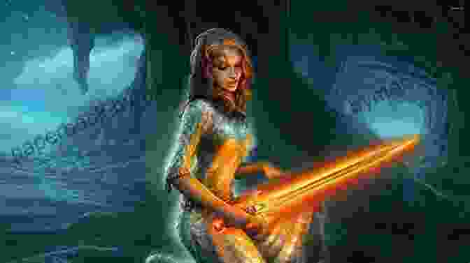 Book Cover Of Rise Of The Rils, Featuring A Young Woman Holding A Glowing Sword Rils Trilogy Michael LaBossiere