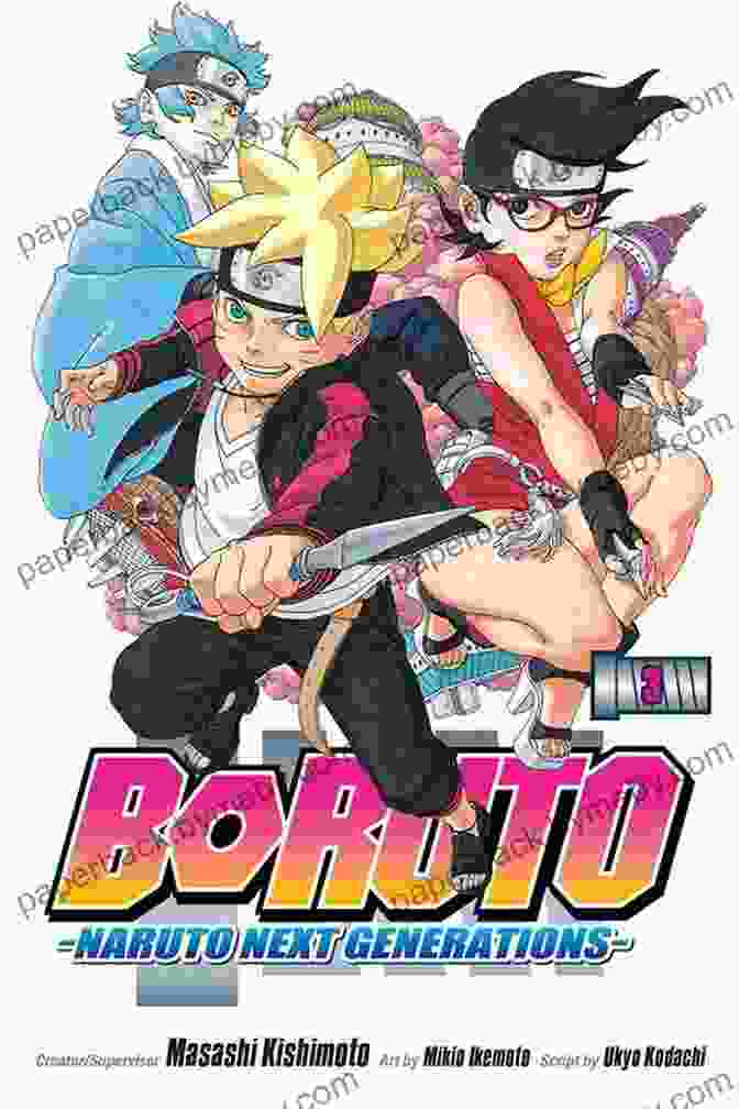 Boruto Naruto Next Generations Vol. 1: Stupid Old Man Book Cover Featuring Boruto Uzumaki And His Team Boruto: Naruto Next Generations Vol 2: Stupid Old Man