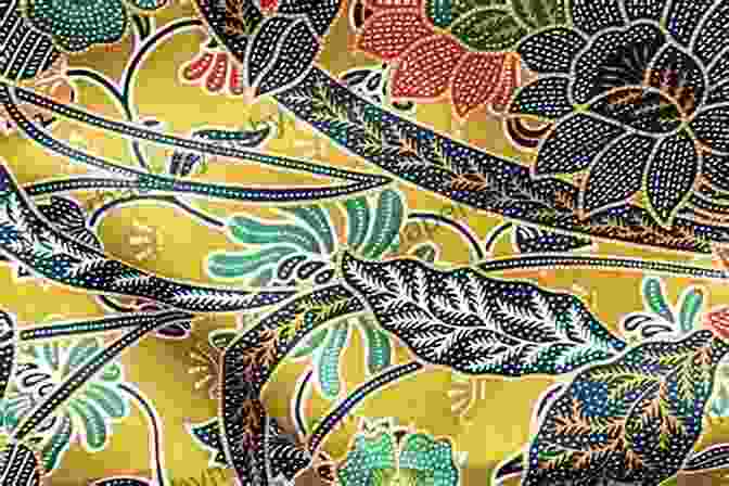 Close Up Of A Batik Design Featuring Intricate Tobacco Leaf Patterns Tobacco Cigarettes And Batik Design