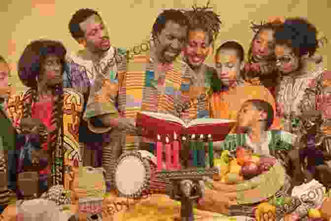 Colorful Illustration Of African American Family Celebrating Kwanzaa With Unity Cup, Kinara, And Traditional Attire The Unity Cup: A Kwanzaa Story