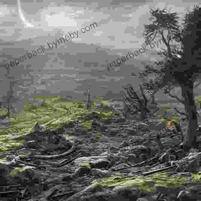 Desolate Battlefield After A Fierce Battle, Illustrating The Destructive Power Of Human Conflict Total Devastation (Tangled History)