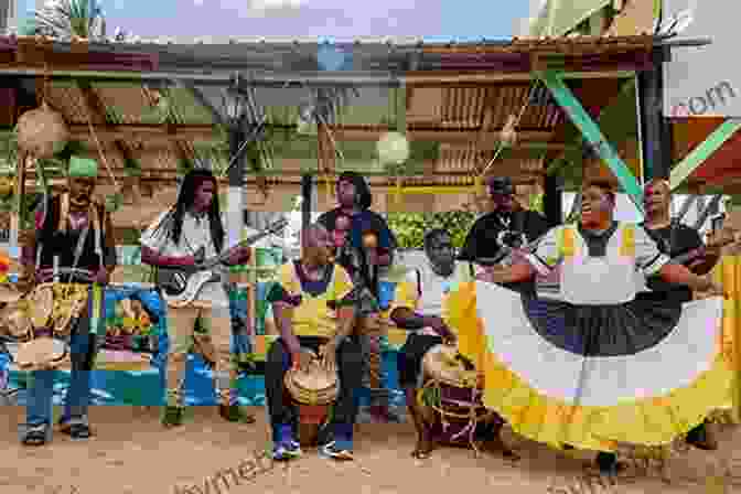 Diamond Lil Dancing With Garifuna People, Surrounded By Colorful Costumes And Vibrant Drums. Diamond Lil Does Roatan: Sticky Harbours (The Captain S Log 4)