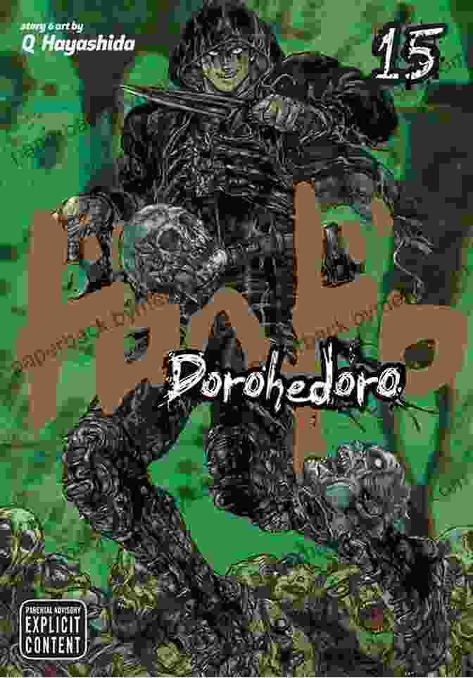 Dorohedoro Vol 15 Book Cover Featuring A Grotesque Demonic Figure Dorohedoro Vol 15 Q Hayashida