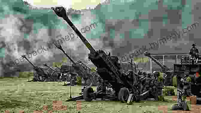 Field Artillery Firing A Barrage Of Shells During A Combat Operation. Field Manual FM 3 09 Fire Support And Field Artillery Operations April 2024