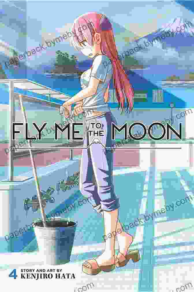 Fly Me To The Moon Vol. 14 Cover Artwork Featuring Nasa Yuzaki Standing Before A Vast Lunar Landscape Fly Me To The Moon Vol 4