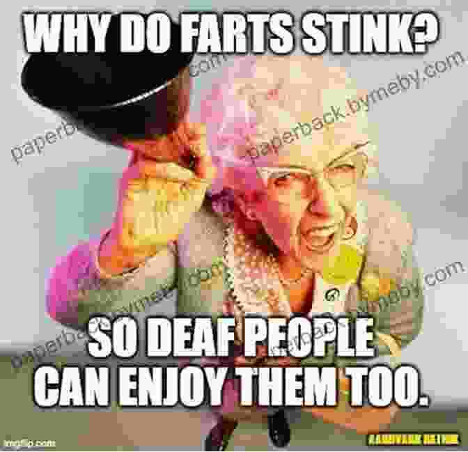 Grandma Smelly Farts, A Funny Old Lady With A Mischievous Grin, Holding A Whoopie Cushion Grandma S Smelly Farts (Kids Funny Books)