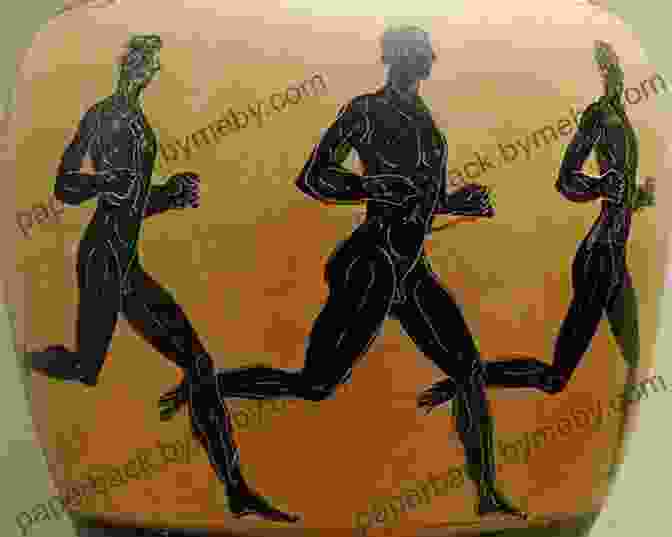 Greek Athletes Competing In Various Disciplines, Embodying The Olympic Ideal Of Arete Olympics (Ancient Greek Mysteries 4)