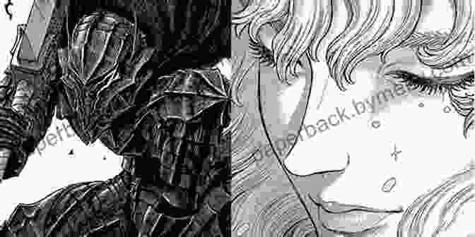 Guts And Griffith Stand Face To Face In A Flashback, Their Expressions A Mixture Of Anger, Sadness, And Longing. Berserk Volume 11 Kentaro Miura