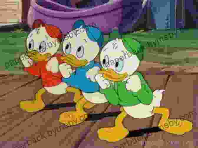 Huey, Dewey, And Louie Quacking With Laughter, Their Faces Painted With Colorful Feathers. DuckTales: Launchpad S Notepad: Jokes That Will QUACK You Up (Disney Duck Tales)