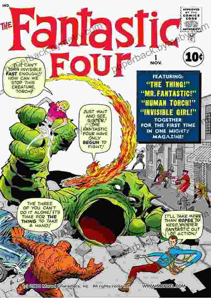 Iconic Cover Of Fantastic Four #1, Featuring The Original Team In Action. Fantastic Four (1961 1998) #98 (Fantastic Four (1961 1996))