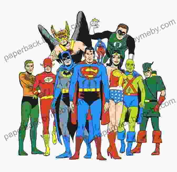 Iconic Silver Age Justice League Of America Members: Superman, Batman, Wonder Woman, Flash, Green Lantern, Martian Manhunter, Aquaman Justice League Of America: The Silver Age Vol 2 (Justice League Of America (1960 1987))