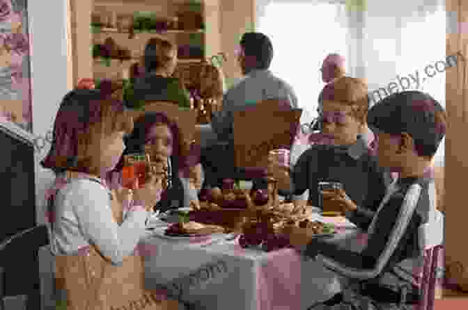 Kids Sitting Around A Thanksgiving Table, Smiling And Laughing Turkey Free Thanksgiving (Thanksgiving For Children 1)