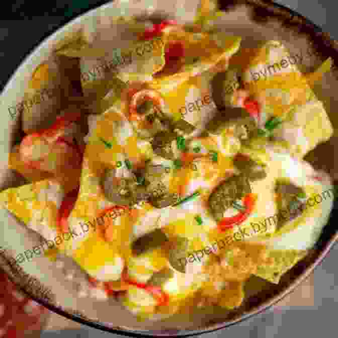 Loaded Nachos With Cheese, Salsa, And Guacamole Ballpark Cookbook The American League: Recipes Inspired By Baseball Stadium Foods (Ballpark Cookbooks)