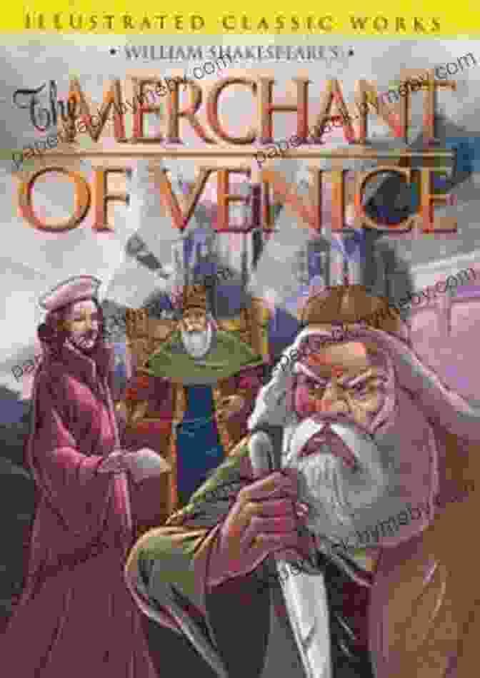 Manga Shakespeare: The Merchant Of Venice Graphic Novel Cover Featuring Shylock And Portia Manga Shakespeare: The Merchant Of Venice