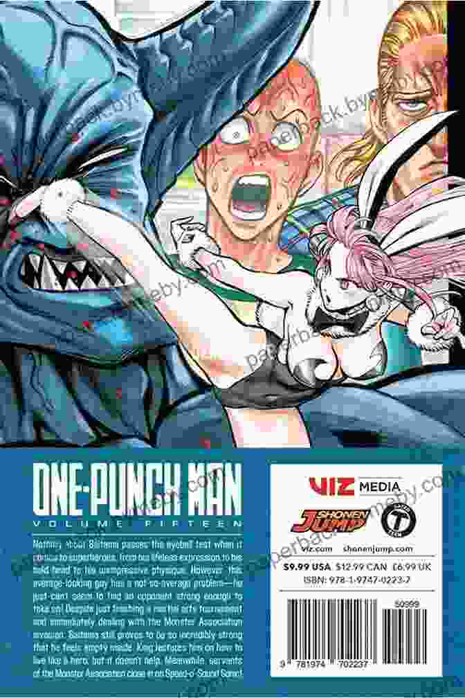 One Punch Man Vol 15 Manga Cover Featuring Saitama One Punch Man Vol 15