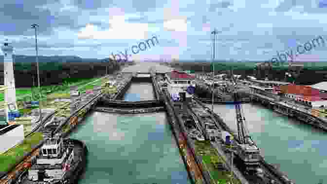 Panoramic View Of The Panama Canal With Ships Passing Through What Is The Panama Canal? (What Was?)