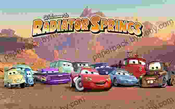 Radiator Springs In Disney Pixar Cars Old New Red Blue (Disney/Pixar Cars) (Step Into Reading)