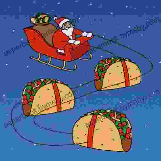 Santa Claus Eating A Taco In Mexico Where Does Santa Go On Vacation?