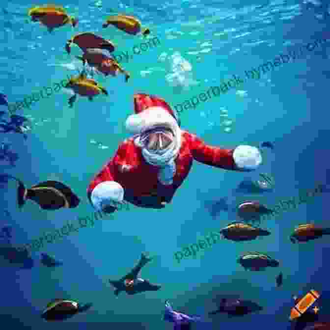 Santa Claus Snorkeling In The Bahamas Where Does Santa Go On Vacation?