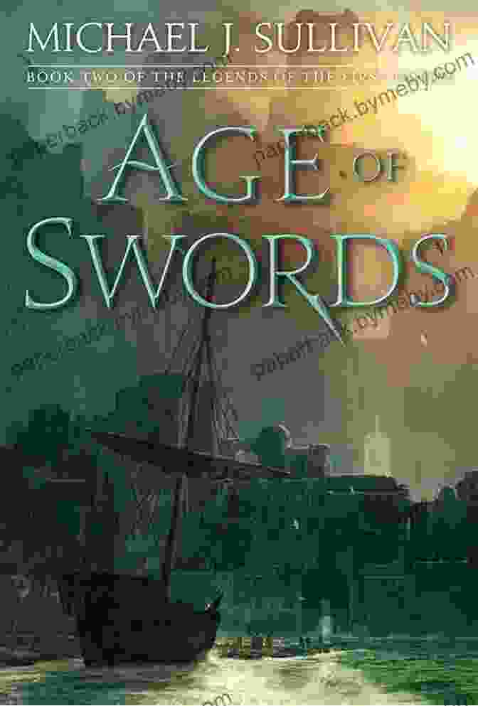 Sword Of Ages Book Cover Featuring A Sword Against A Cosmic Background Sword Of Ages