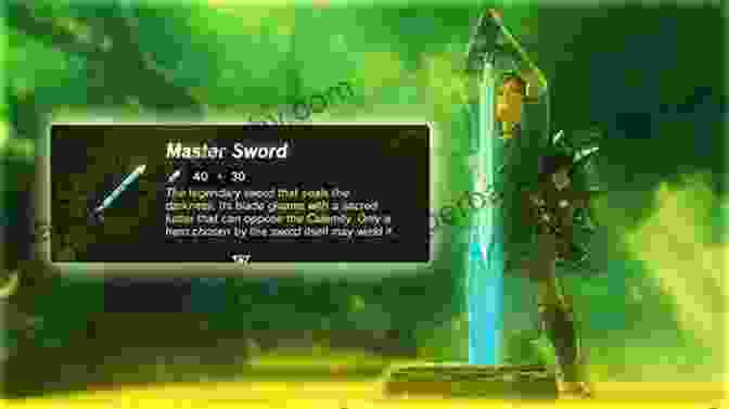 The Master Sword, A Legendary Blade Imbued With The Power Of Courage The Legend Of Zelda: Art Artifacts