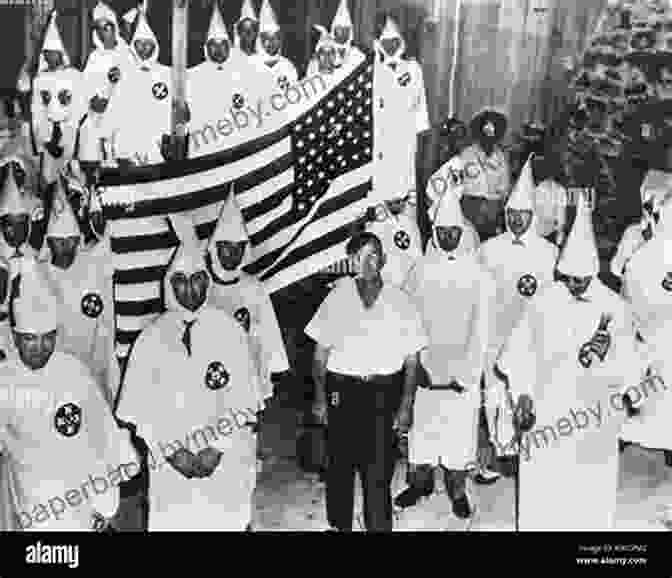 Unmasked Ku Klux Klan Members In A Field The Klan Unmasked