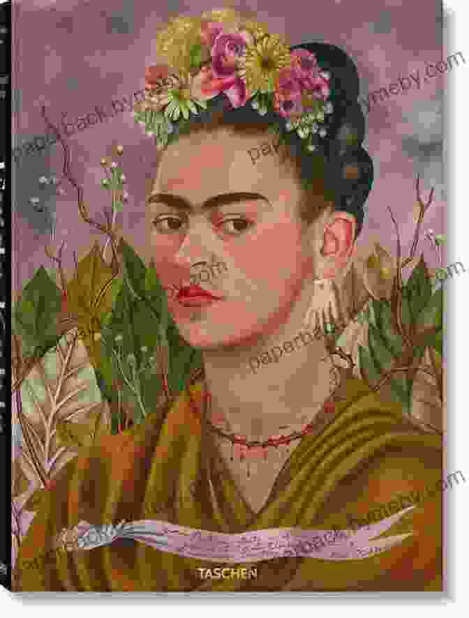 Who Was Frida Kahlo Book Cover With Frida Kahlo's Self Portrait Painting On A Colorful Background Who Was Frida Kahlo? (Who Was?)