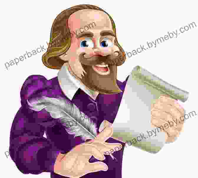 William Shakespeare At The Age Of 42, Holding A Quill And Paper, Surrounded By Books And Theatre Masks. The Age Of Shakespeare (Serapis Classics)