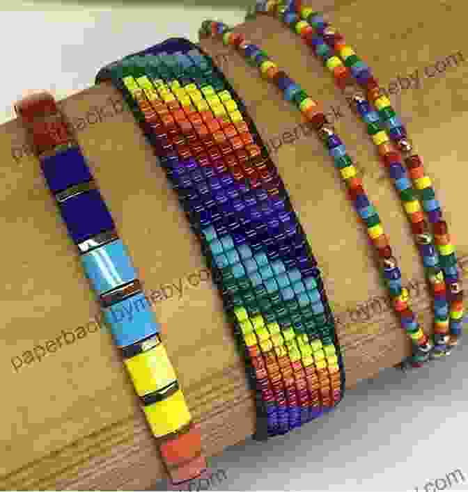 Woven Leather Bracelet With Intricate Metal Embellishments And Colorful Bead Accents Cricut Maker: 5 In 1: Beginner S Guide + Project Ideas Vol 1 Vol 2 + Design Space + Business The Unofficial Cricut Bible That You Don T Find In The Box