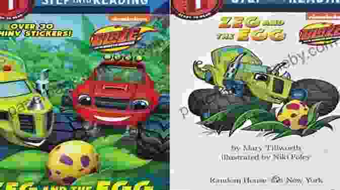 Zeg And The Egg Book Illustration Zeg And The Egg (Blaze And The Monster Machines)